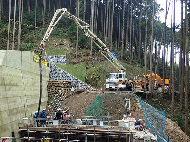 川ノ内治山激甚災害対策特別緊急工事（平成29年）